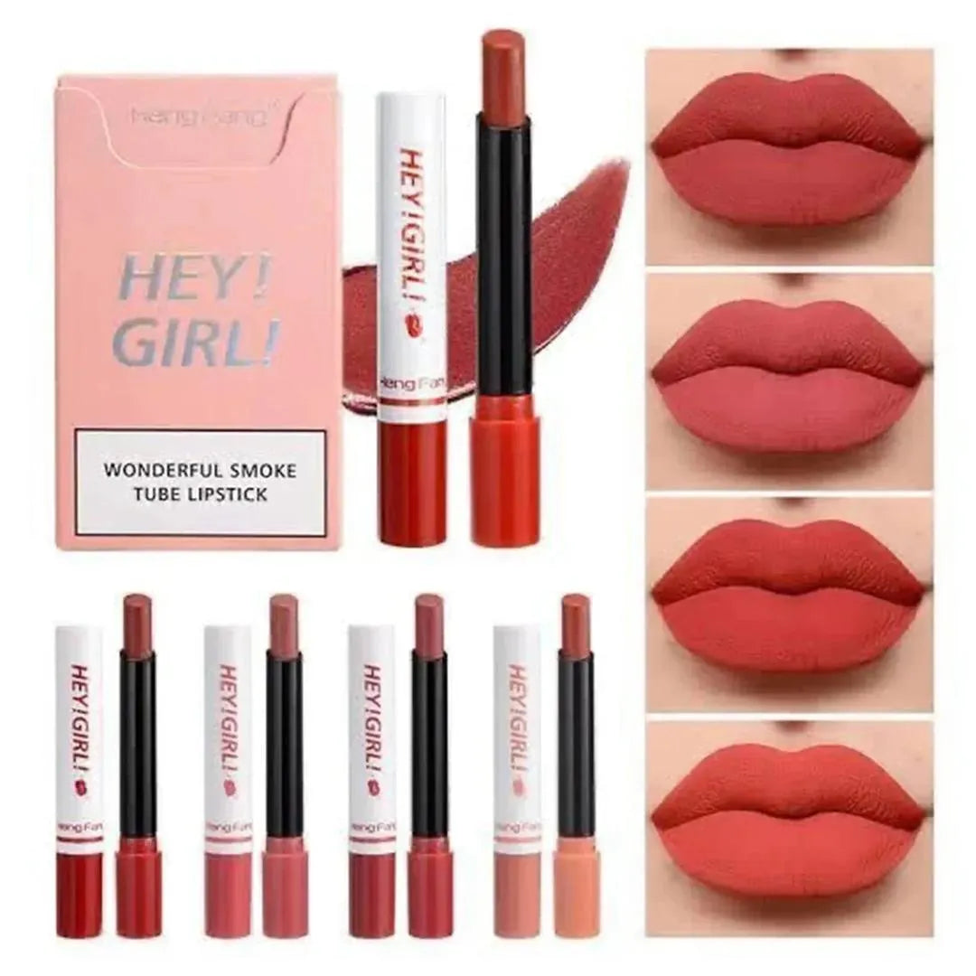 Hey Girl High Pigmented Matte Lipstick, Pack Of 4